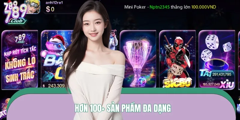 sảnh chơi trên 789club web